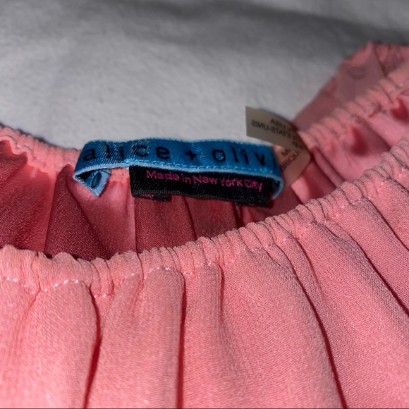 ALICE + OLIVIA | Alta Peasant Silk Blouse - Picture 3 of 6